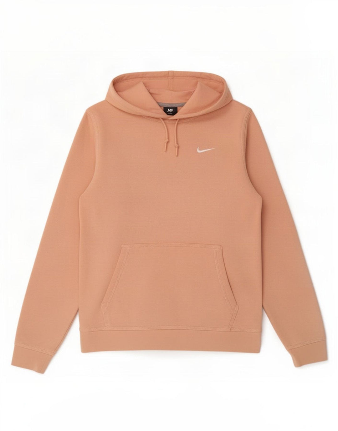Felpa con cappuccio da uomo Nike in cotone rosa medio