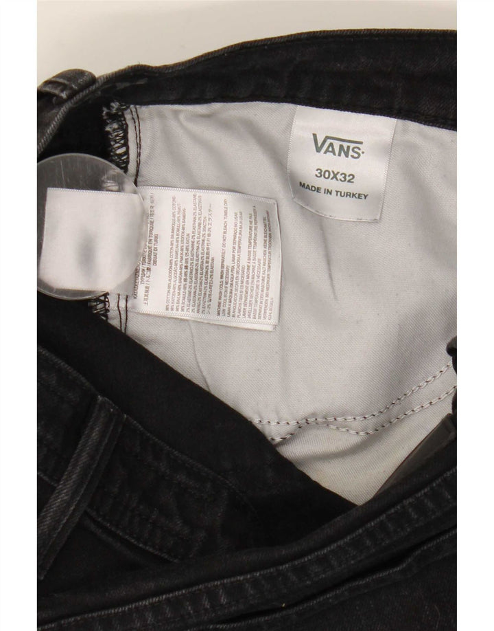 Jeans Bootcut da Uomo Vans W30 L32 Cotone Nero