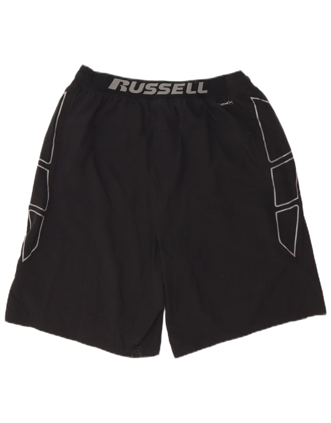 RUSSELL ATHLETIC Pantaloncini sportivi da uomo Dri-Power Graphic neri medi