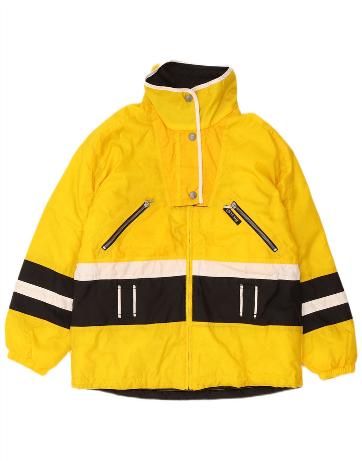 Giacca imbottita oversize da donna Uncle Sam UK 10 Small Yellow Colourblock