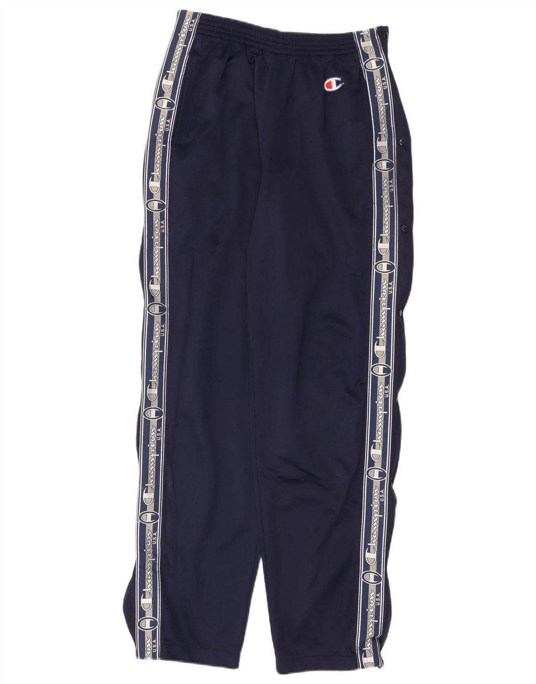 Pantaloni da tuta con grafica Champion da donna UK 12 Medio Blu Navy