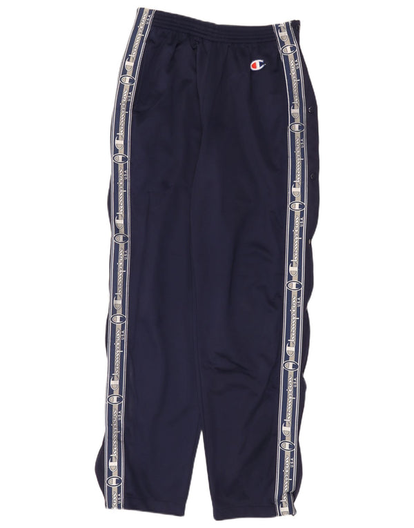 Pantaloni da tuta con grafica Champion da donna UK 12 Medio Blu Navy