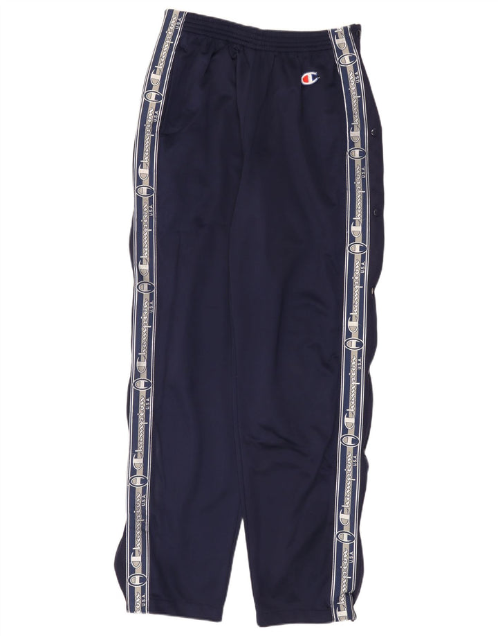 Pantaloni da tuta con grafica Champion da donna UK 12 Medio Blu Navy