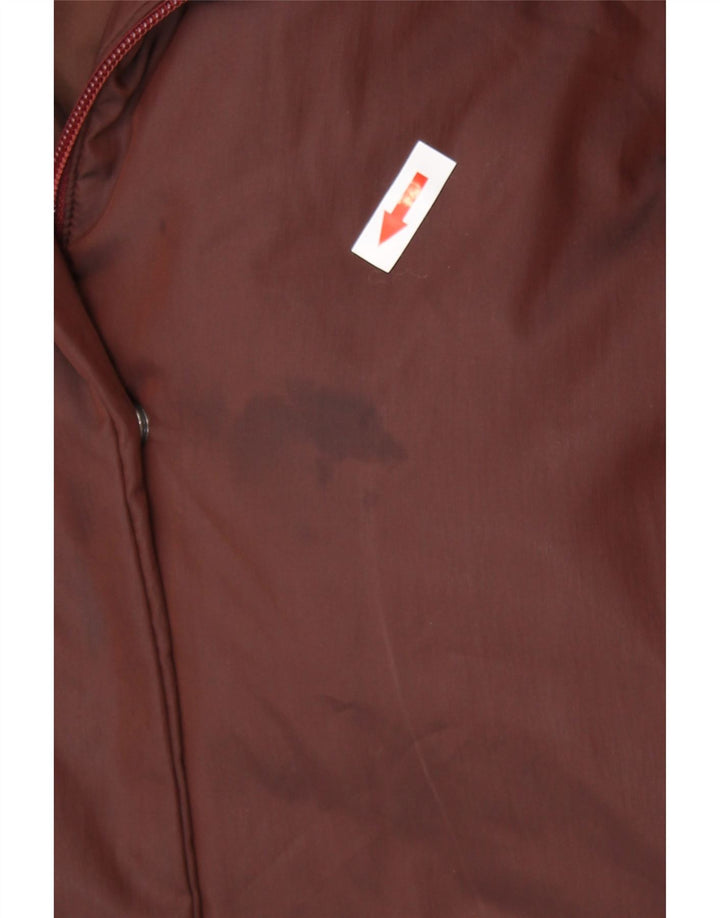 Cappotto Donna Trussardi con Cappuccio IT 46 Large Bordeaux Poliestere