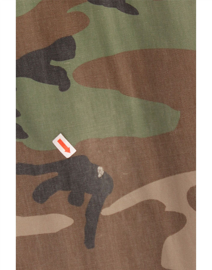 Pantaloni cargo slim da uomo VINTAGE W44 L32 cotone mimetico marrone