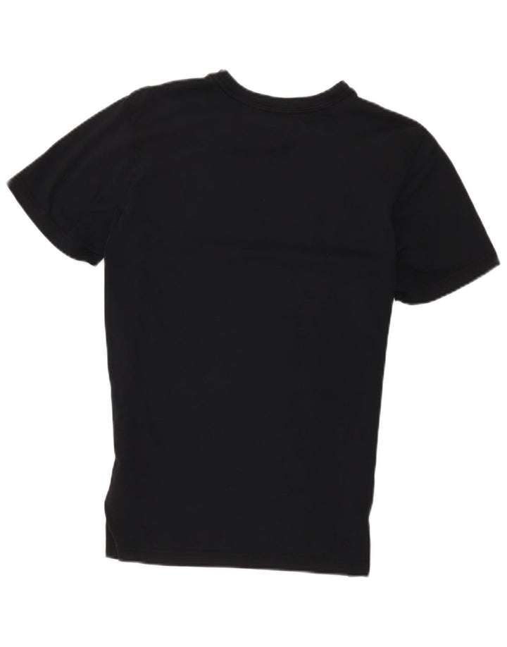 T-shirt grafica Nike Dri Fit da uomo, piccola, in cotone nero