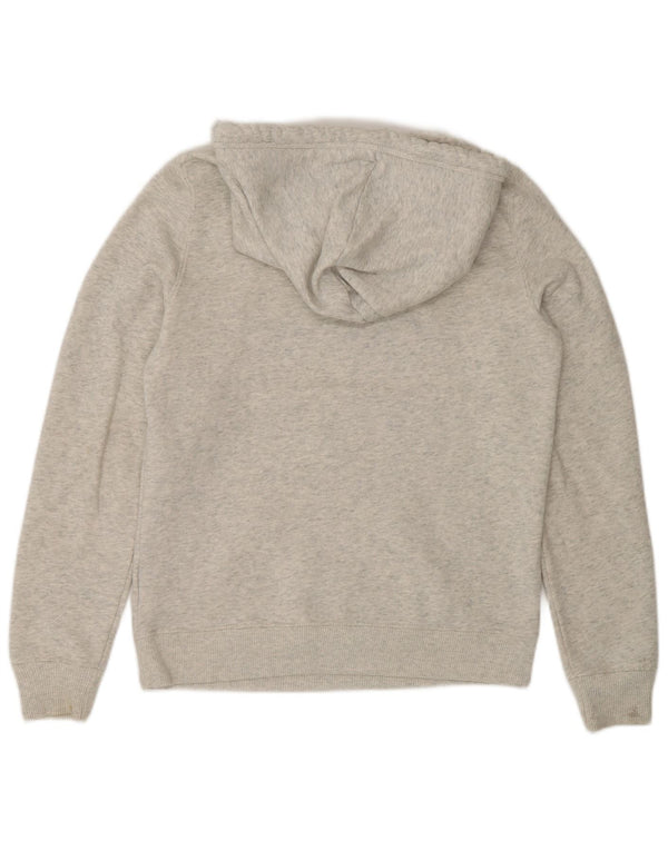 Felpa con cappuccio grafica da uomo Hollister Small in cotone color block grigio