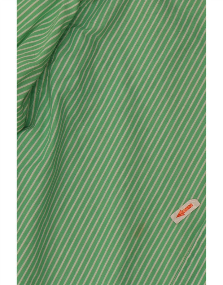 Camicia Chaps da uomo Easy Care, cotone gessato verde grande