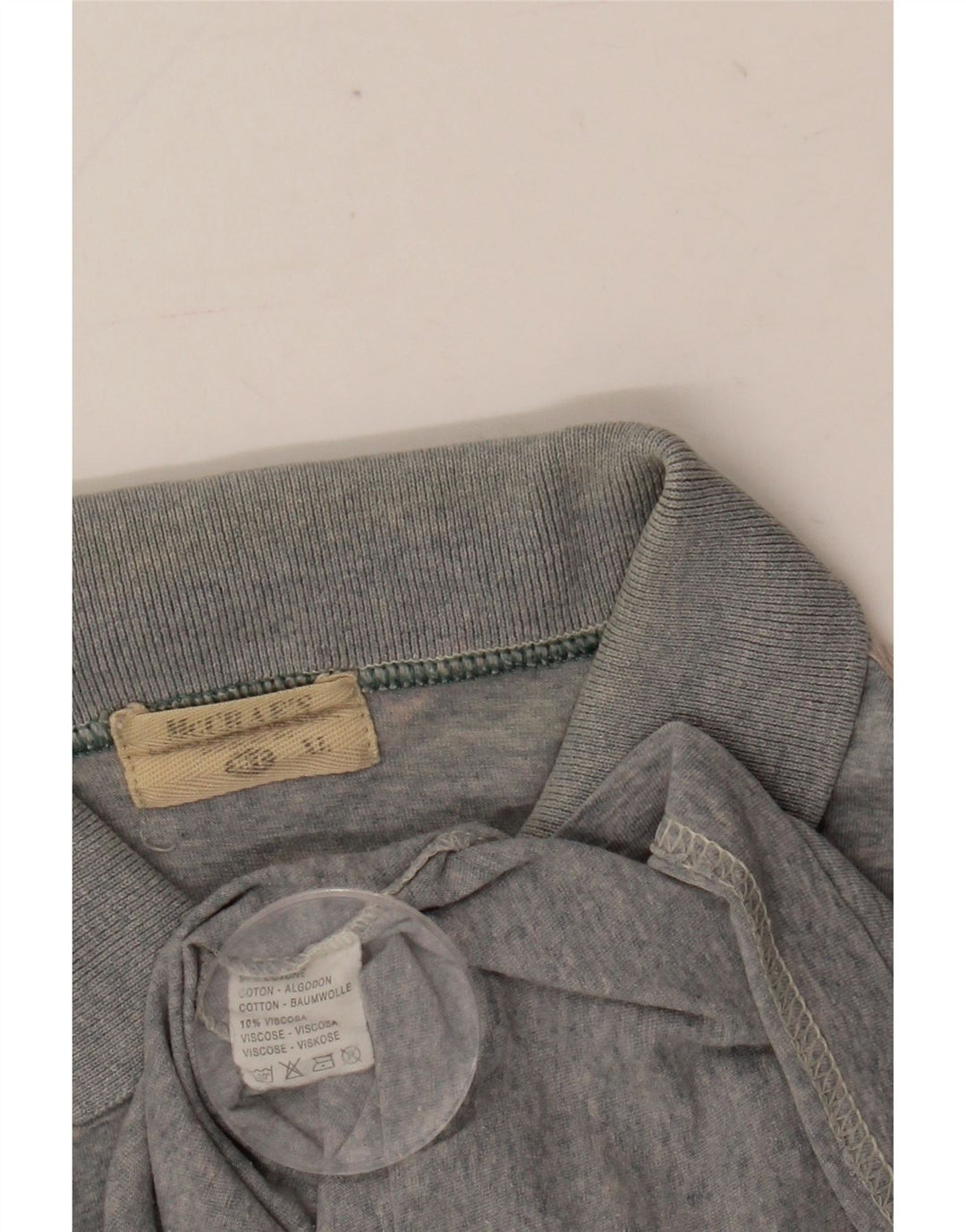 Polo grafica da uomo Mc Crae XL in cotone grigio