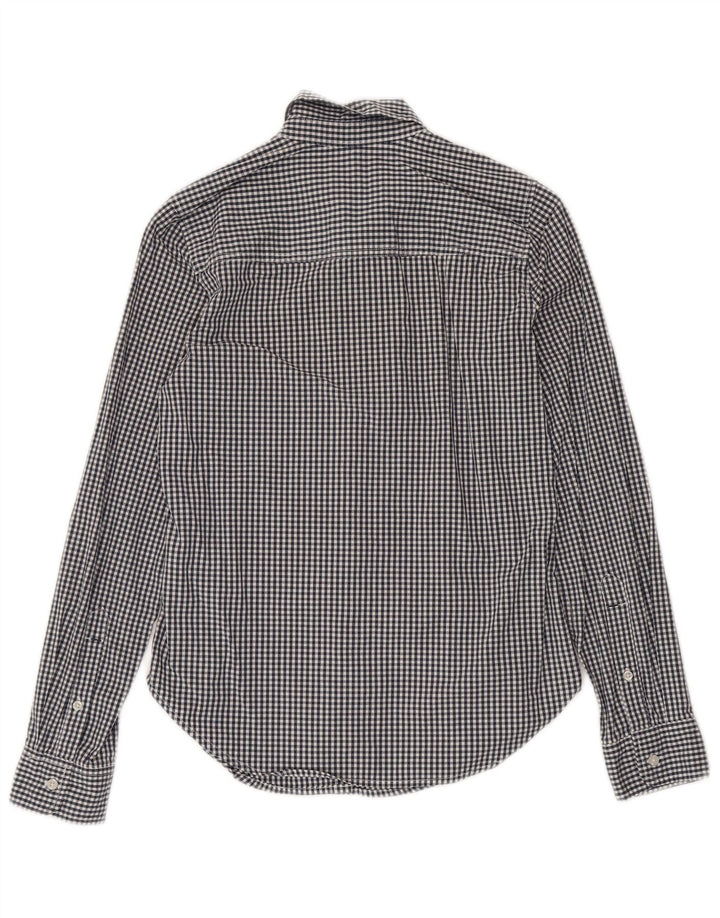 Camicia da donna ABERCROMBIE & FITCH UK 6 XS a quadretti blu navy