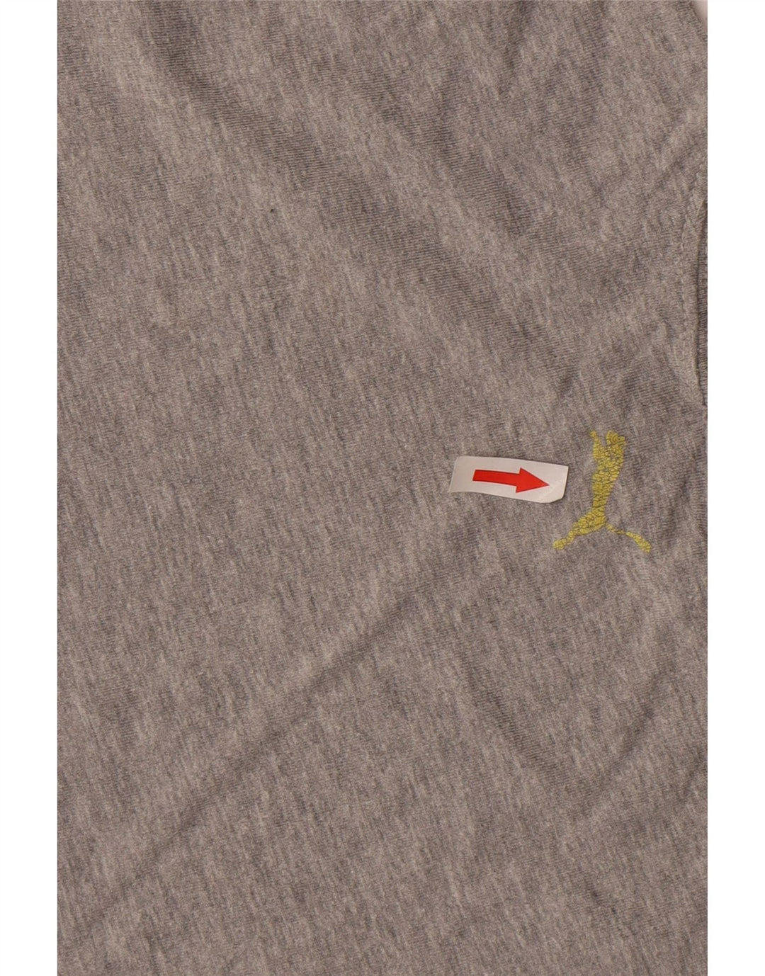 Maglietta grafica da ragazzo Puma 9-10 anni in cotone grigio medio