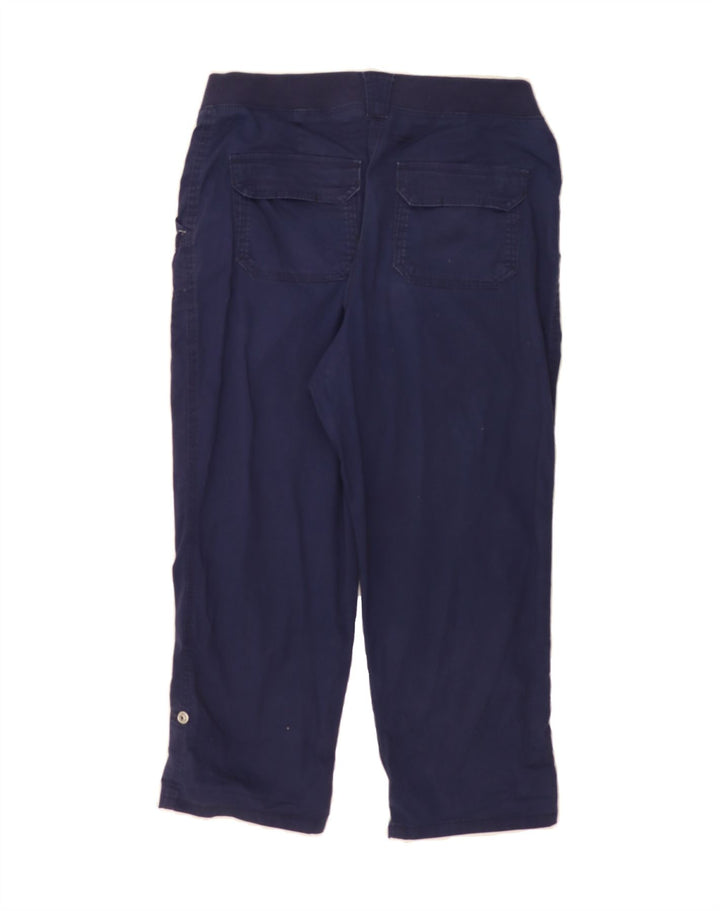 LEE Womens Relaxed Fit Cargo Trousers US 8 Medium W30 L23 Navy Blue Cotton Vintage Lee and Second-Hand Lee from Messina Hembry 