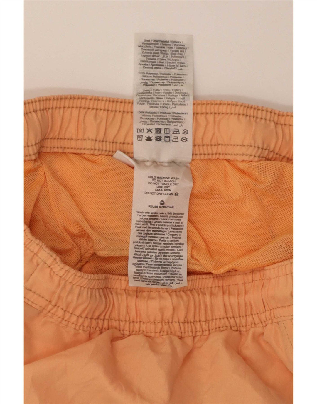 Pantaloncini da bagno grafici da uomo Jack & Jones in poliestere arancione medio