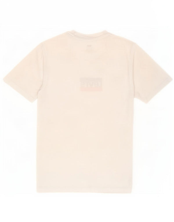 Levi's T-shirt grafica da uomo Top XS in cotone bianco