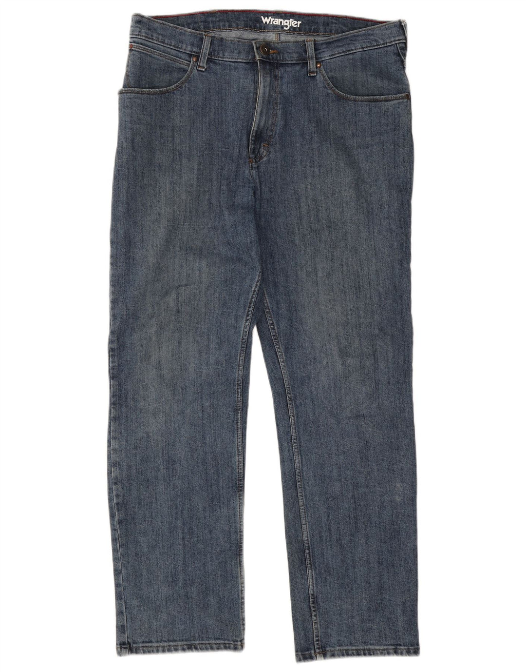 Jeans dritti da uomo Wrangler W36 L30 cotone blu