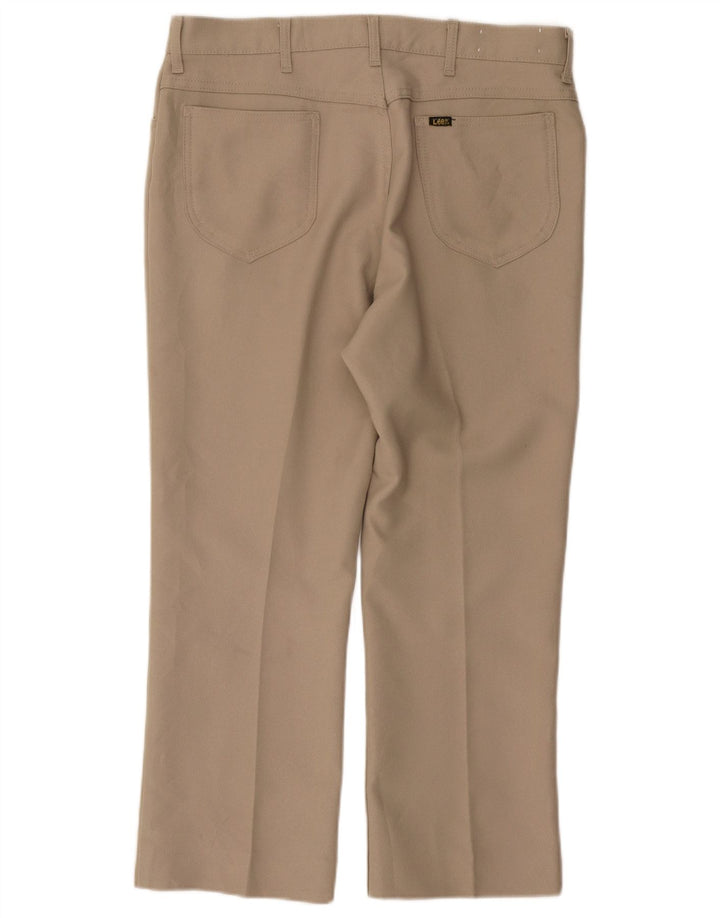Pantaloni casual dritti da uomo LEE W36 L26 Poliestere beige