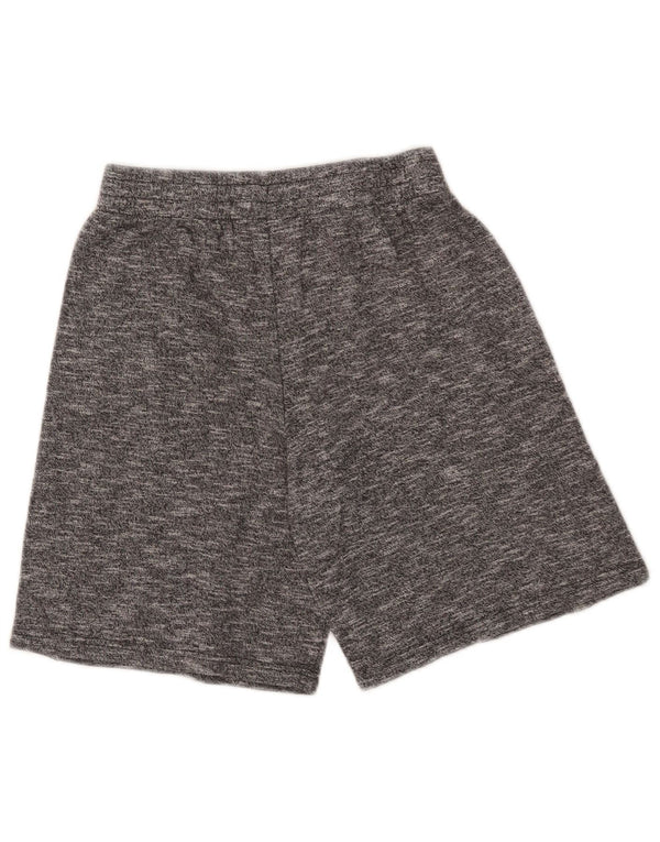 Pantaloncini sportivi Adidas da donna UK 14/16 Grande cotone chiazzato grigio