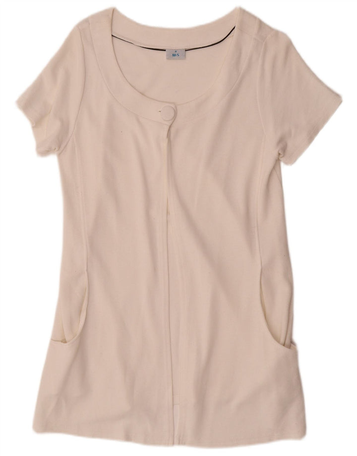 Camicetta a maniche corte da donna Marks & Spencer UK 12 Medium White