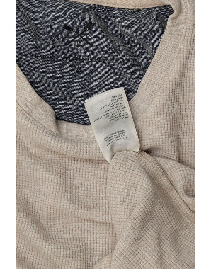 CREW CLOTHING Mens T-Shirt Top Medium Grey Cotton Vintage Crew Clothing and Second-Hand Crew Clothing from Messina Hembry 