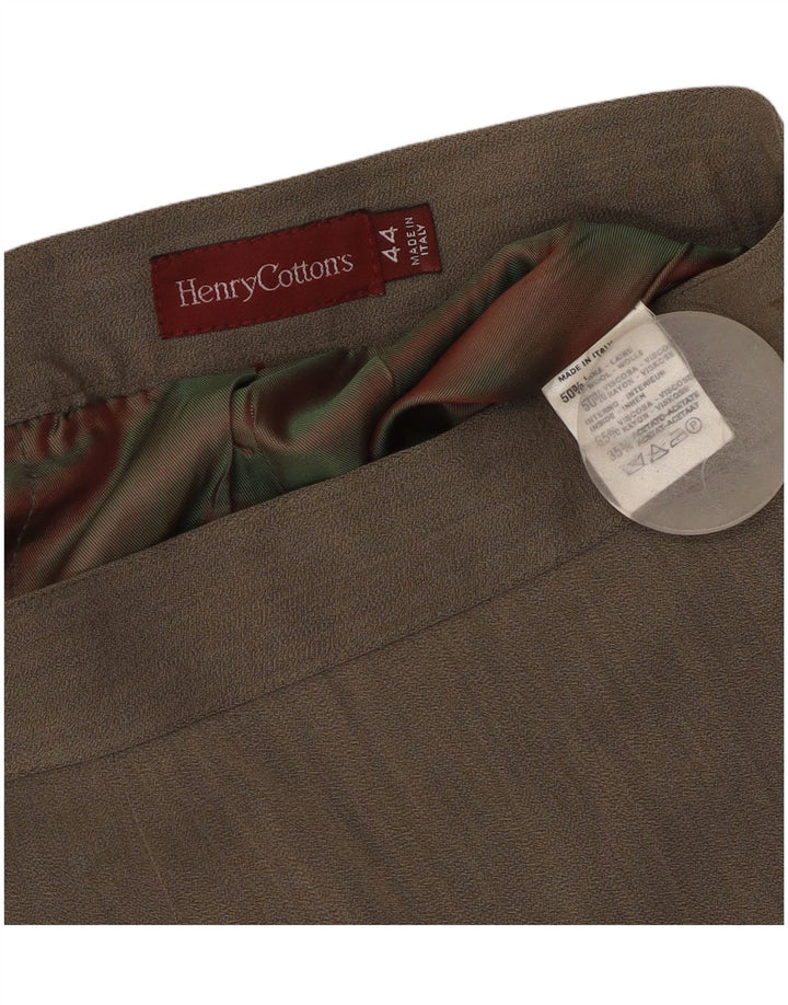 Gonna a tubino da donna HENRY COTTONS IT 44 Media W28 Lana grigia