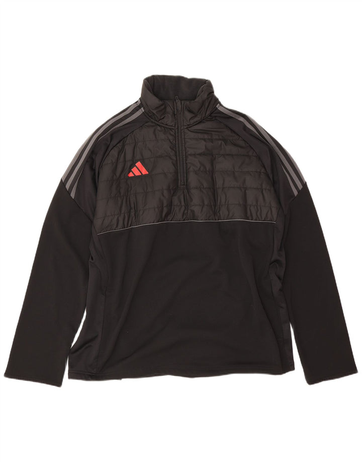 Giacca da uomo Adidas Aeroready Zip Neck Tuta XL Poliestere nero