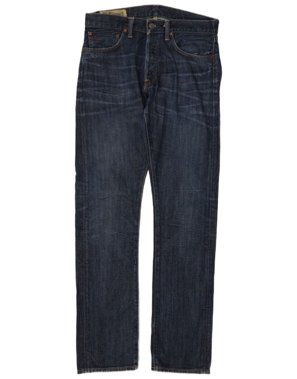 Polo Ralph Lauren Jeans dritti da uomo W30 L32 cotone blu navy