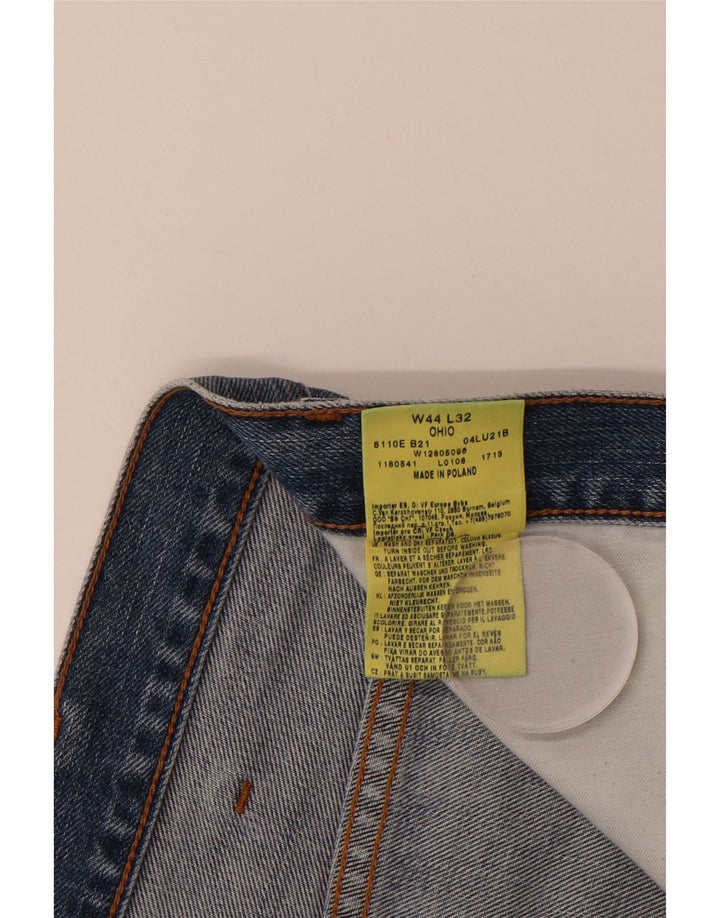 WRANGLER Mens Ohio Straight Jeans W44 L29 Blue Cotton