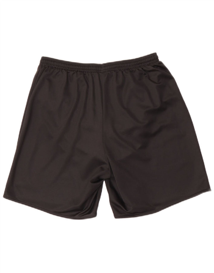 Pantaloncini sportivi da uomo Adidas medi neri in poliestere