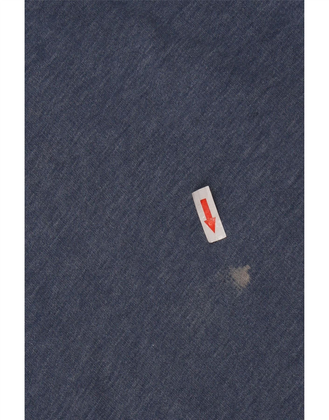 WEIRD FISH Felpa da uomo con collo con bottoni grafici Maglione piccolo blu navy