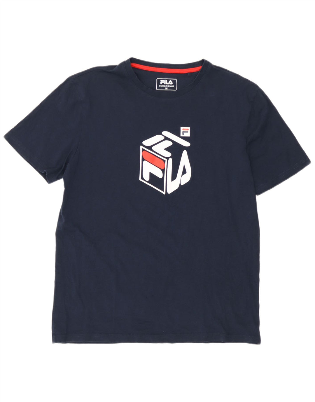 T-shirt grafica da uomo Fila Top blu navy medio