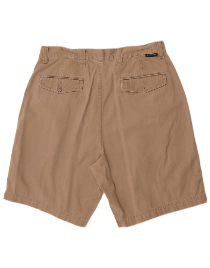 Pantaloncini chino da uomo Dockers W34 grandi in cotone beige