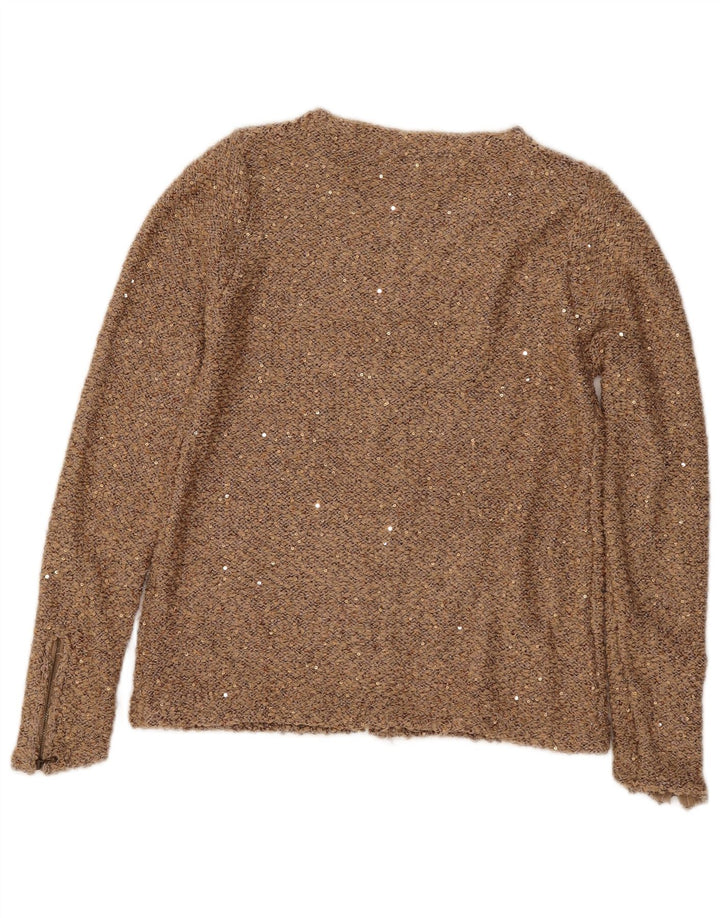 Maglione cardigan da donna Zara UK 12 Beige medio