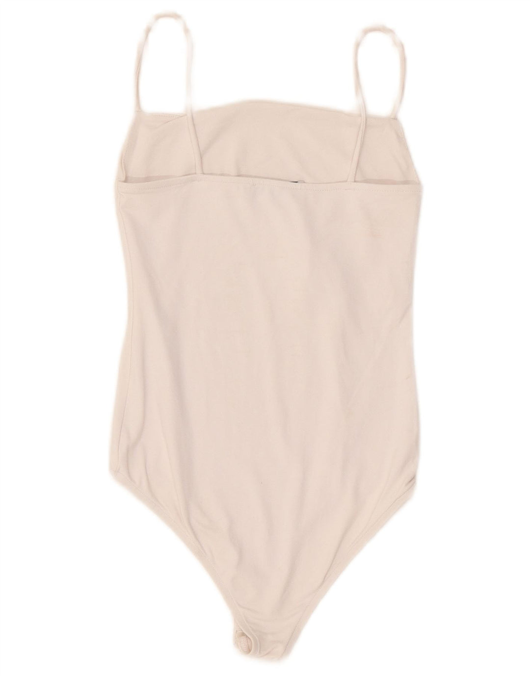 Body senza maniche da donna Zara UK 8 Small bianco in poliammide