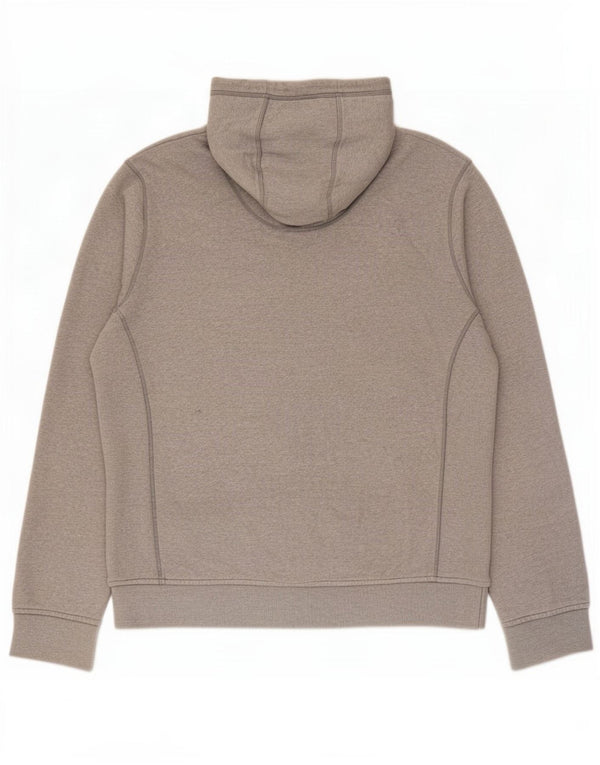Timberland Felpa con cappuccio con zip e vestibilità regolare grafica da uomo XL in cotone grigio