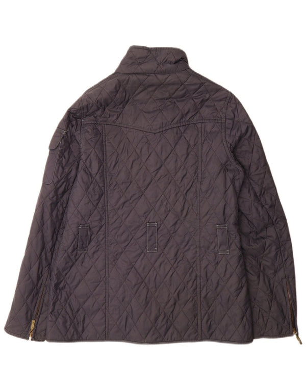 Giacca trapuntata da donna Barbour UK 12 media blu navy in poliammide