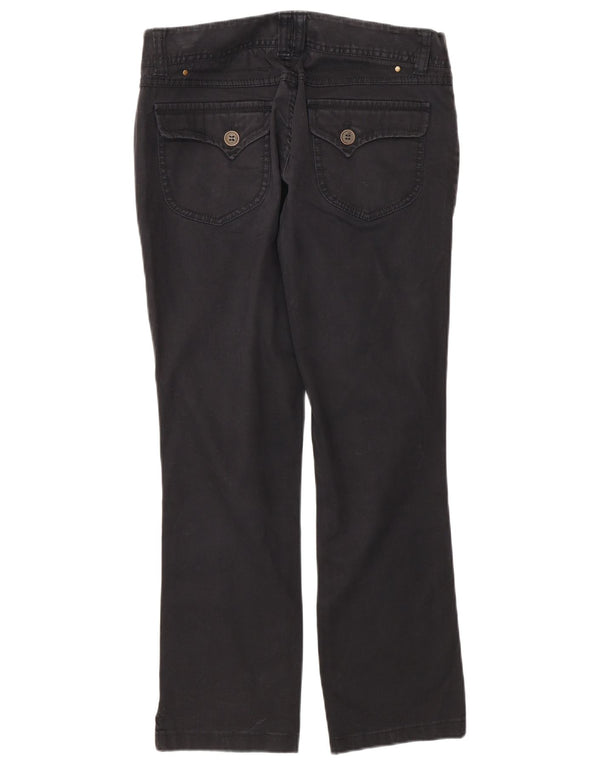 Pantaloni casual dritti da donna Massimo Dutti EU 38 Small W28 L27 Nero