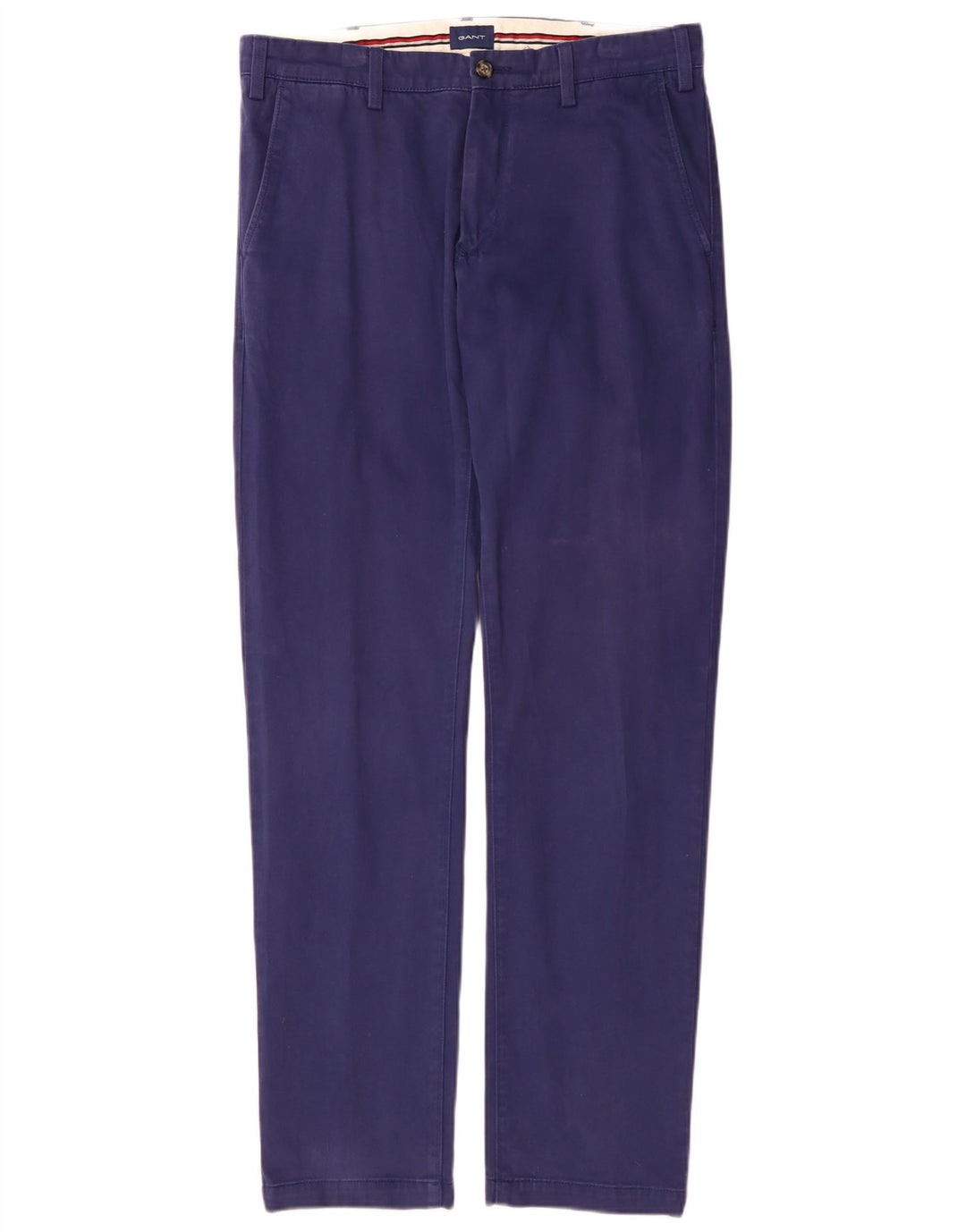 Pantaloni chino regolari da uomo Gant W32 L34 cotone blu