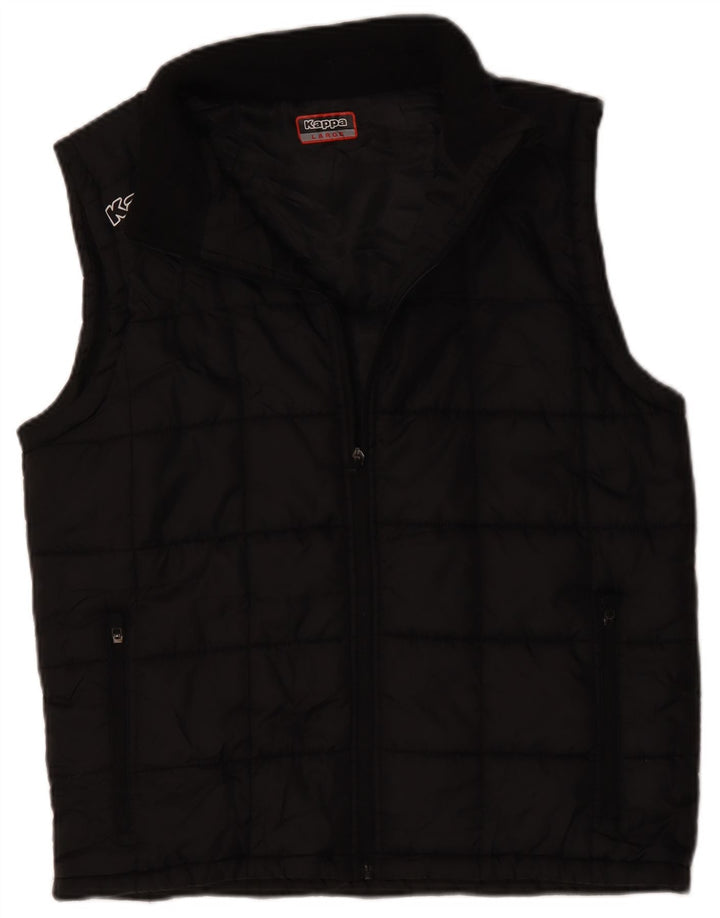 Gilet imbottito da uomo Kappa UK 40 grande poliestere nero