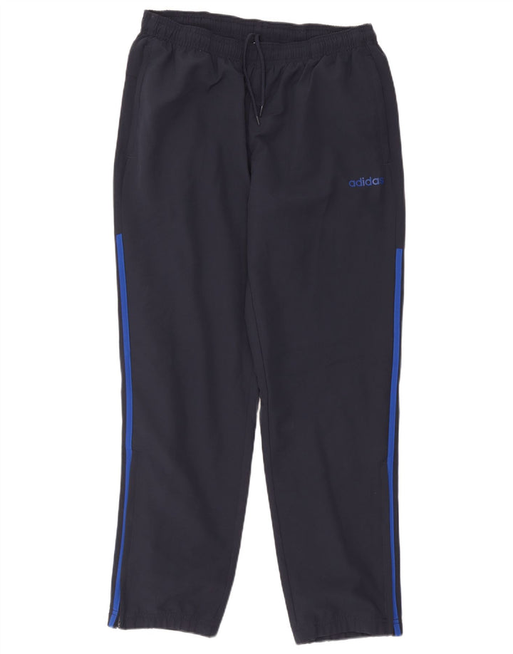 Adidas Pantaloni da tuta da uomo Joggers Large Blu Navy Poliestere