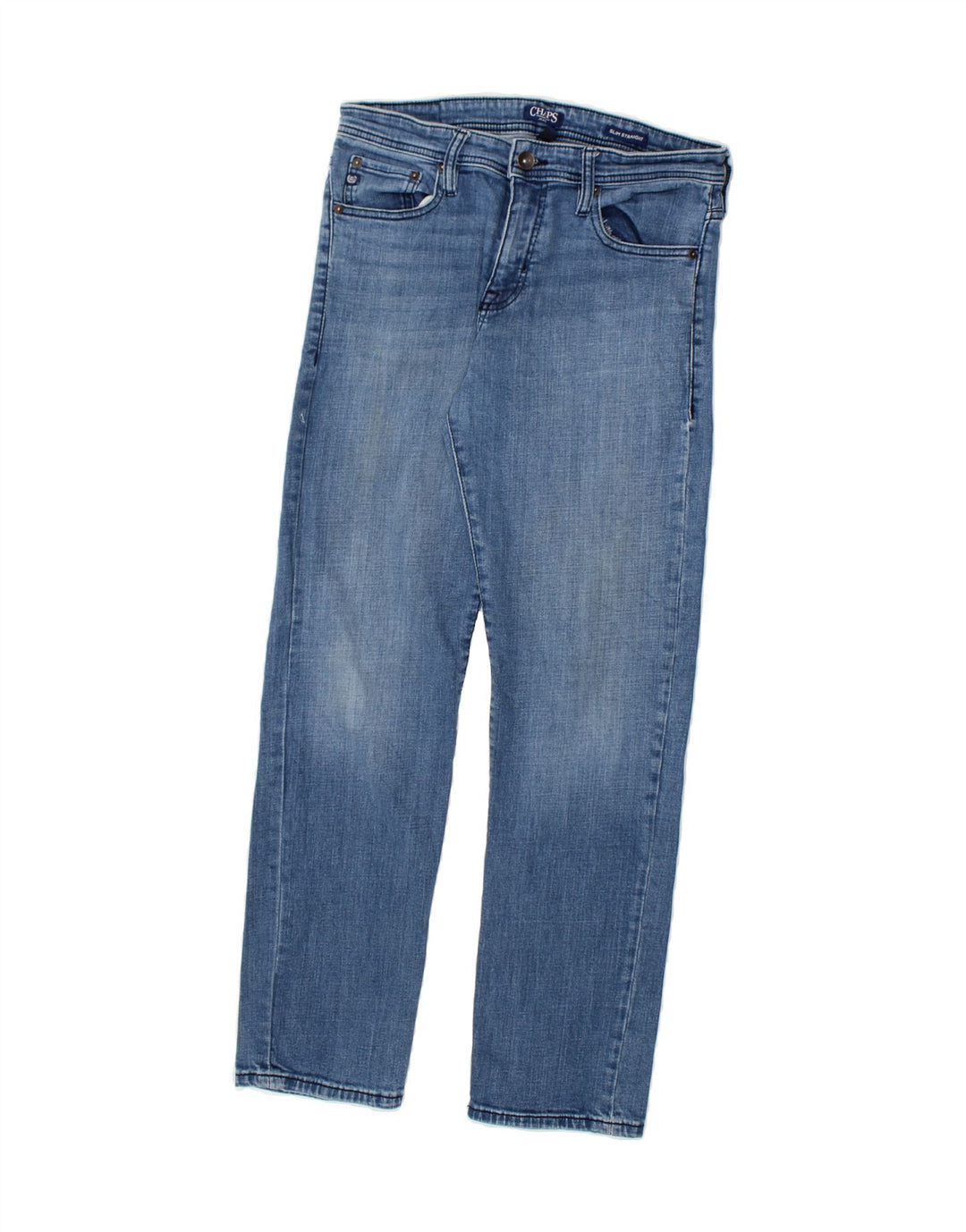CHAPS Womens Slim Straight Jeans W32 L32  Blue Cotton Vintage Chaps and Second-Hand Chaps from Messina Hembry 