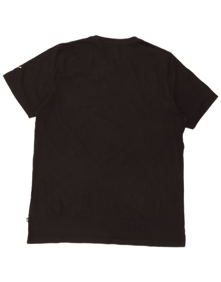 T-shirt grafica da uomo PUMA Top XL in cotone nero
