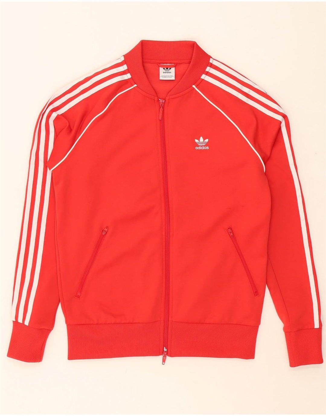 Giacca da ginnastica da uomo ADIDAS piccola rossa in cotone