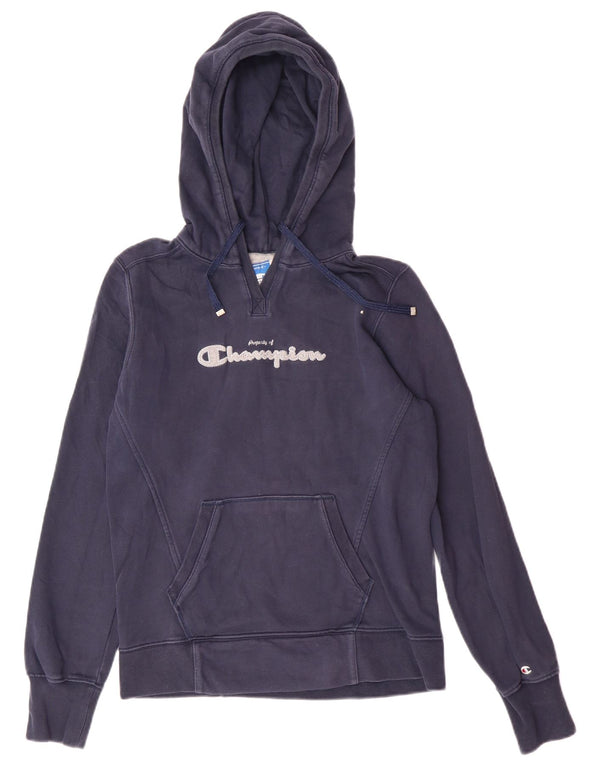 Maglione con cappuccio CHAMPION da donna Heritage Classics UK 12 medio blu navy