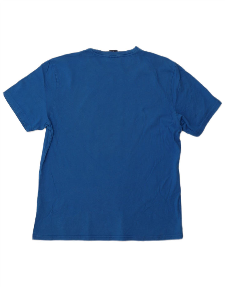 NORTH SAILS T-shirt grafica da uomo con vestibilità regolare, top piccolo in cotone blu
