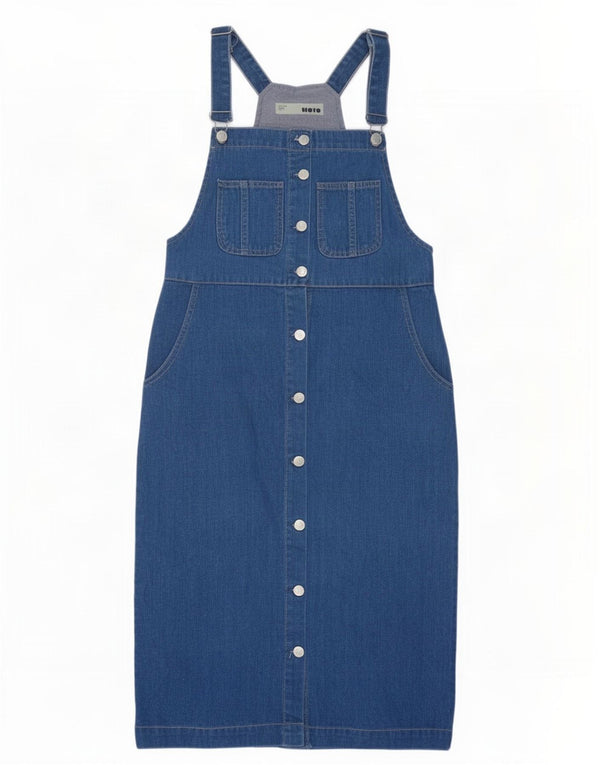 Abito salopette in denim da donna Moto UK 12 Blu medio