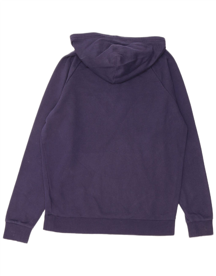 UNDER ARMOUR Mens Hoodie Jumper Medium Navy Blue Cotton