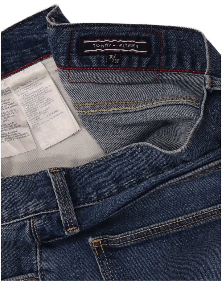 Jeans corti da donna Tommy Hilfiger W30 L26 cotone blu