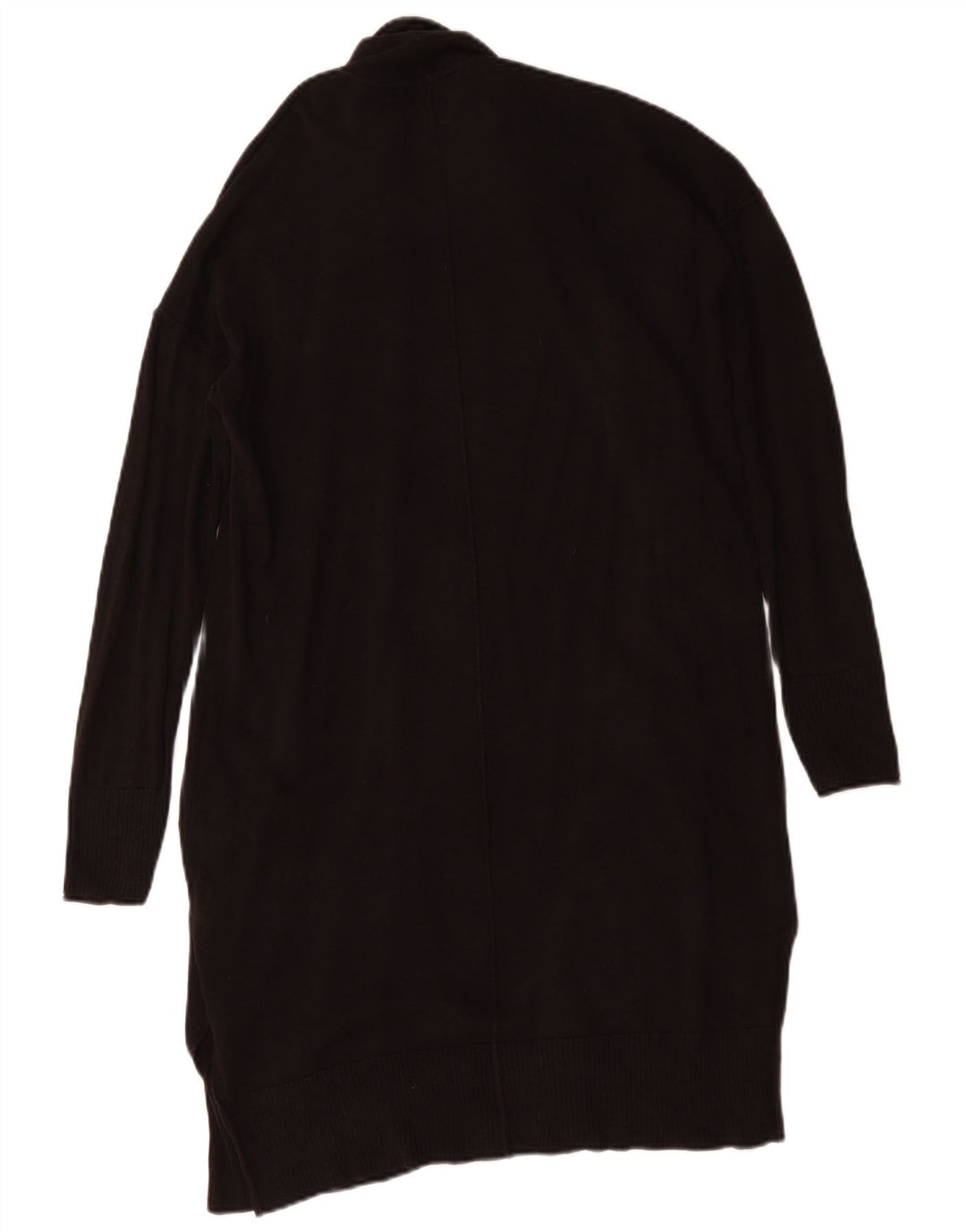 J. Crew Maglione cardigan oversize lungo da donna UK 10 piccolo nero