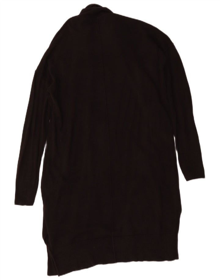 J. Crew Maglione cardigan oversize lungo da donna UK 10 piccolo nero