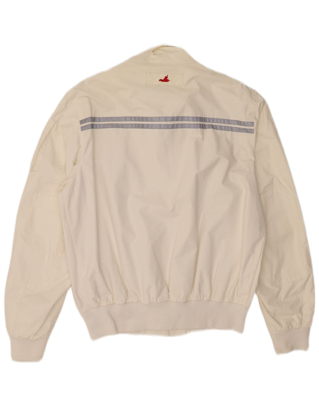 Giubbotto bomber grafico da uomo Museum UK 42 XL Off White Colourblock in poliammide